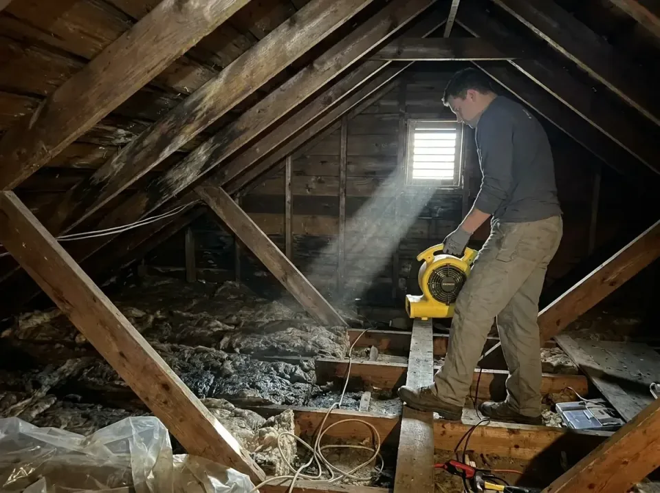 attic-water-damage-drying-proc-007 — frequently asked questions, Emergency Water Extraction & 24/7 Flood Response in Springs…